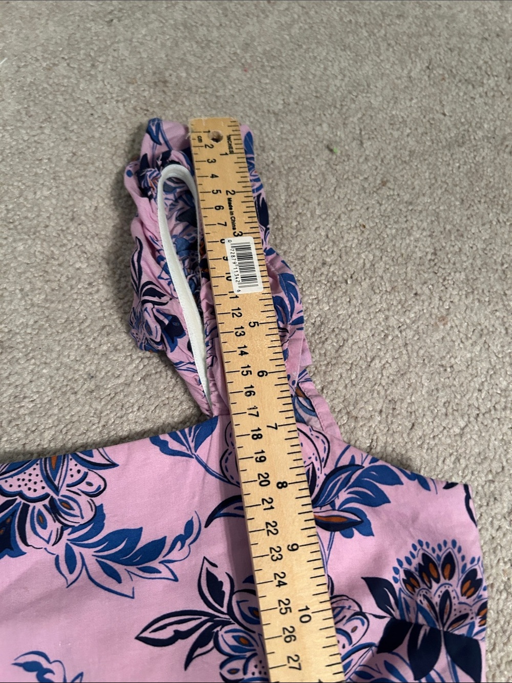 J. Crew Lavender Floral Ruffled Strap Sundress - Picture 4 of 8